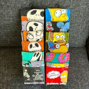 Colorful Crew Socks Set! 6-pk